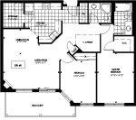 loganberry 1 floor plan - Tollendale Village