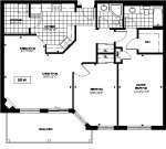 loganberry 3 floor plan - Tollendale Village