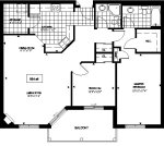 loganberry 4 floor plan - Tollendale Village